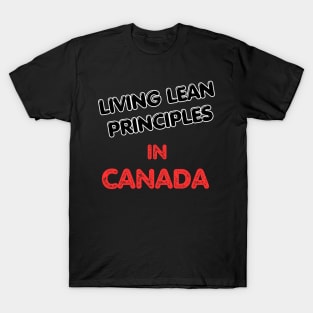 Lean Six Sigma Principles CANADA T-Shirt